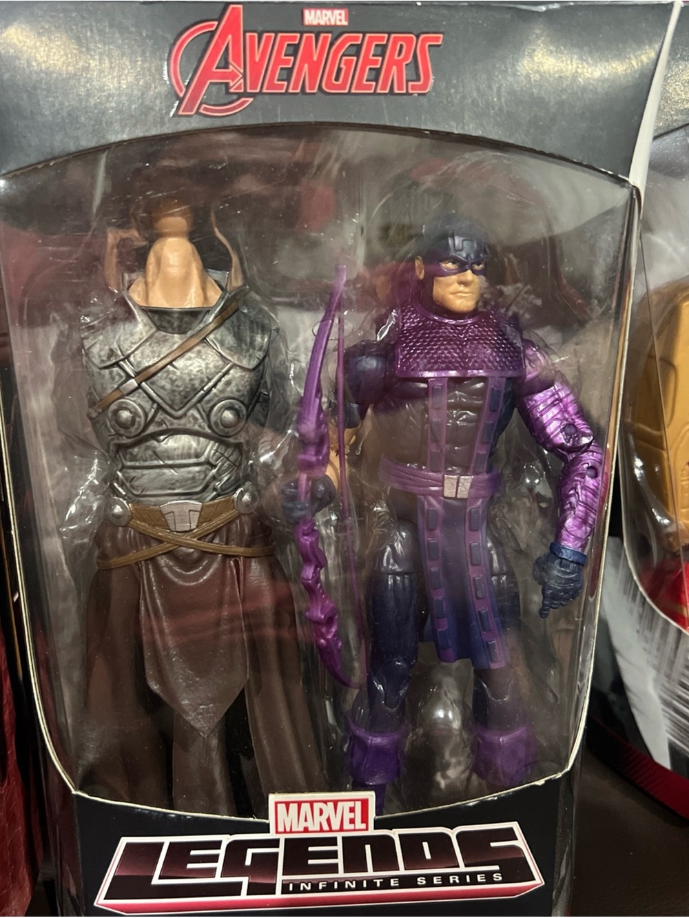 Avengers Marvel Legends Infinite Series HAWKEYE Build A Figure THE ALLFATHER